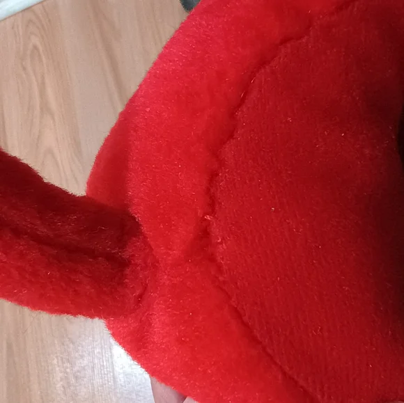 GANZ Plush Red Dog Sitting Stuffed Animal Bull Terrier Toy 8in - Picture 12 of 16